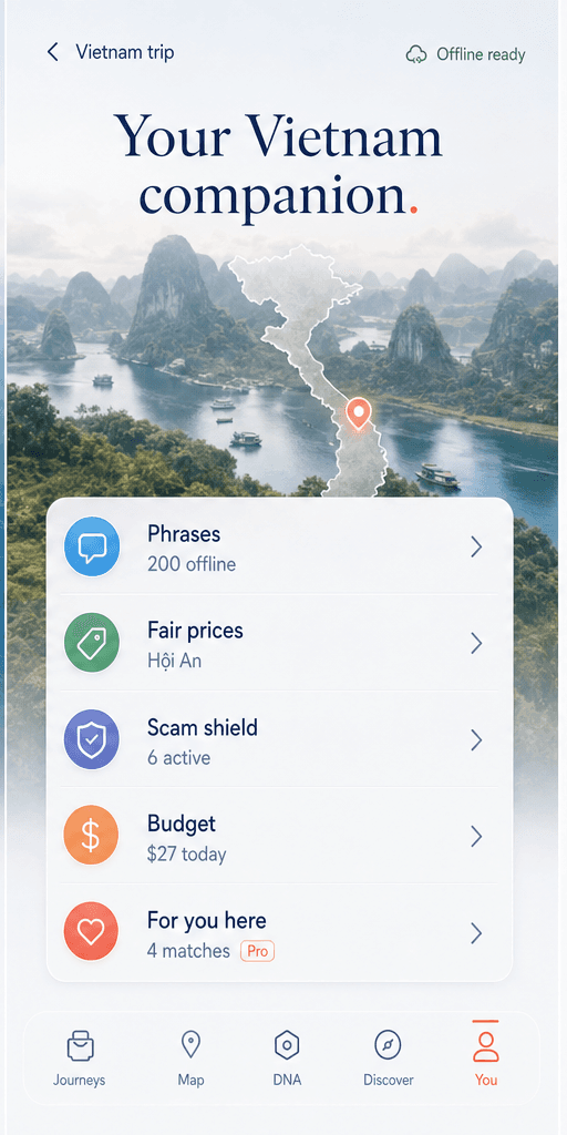 Jouravia Vietnam companion screen